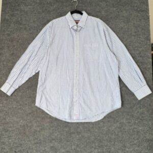Vineyard Vines Men XL Murray Shirt Blue Gingham Button Checkered Preppy Tradcore